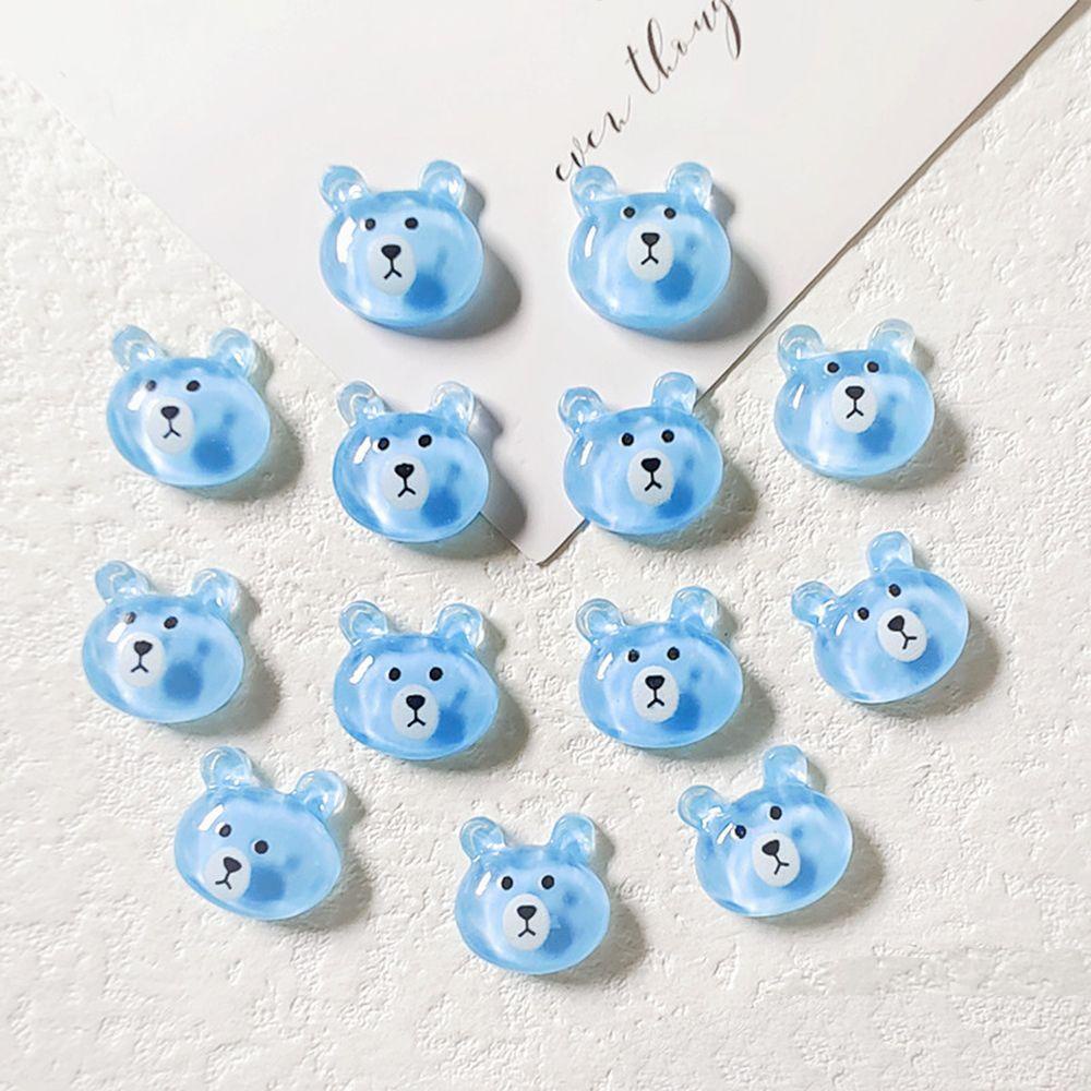 AUGUSTINA Augustina Paku Charms Lucu Permen Warna Kuku Kecantikan Hiasan Kuku DIY Manicure Aksesoris 3D Dekorasi Kuku