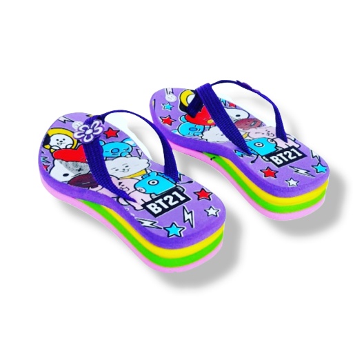 Sandal Wedges Anak Perempuan BT21 Terlaris