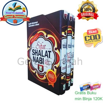 Buku Sifat Shalat Nabi 3 Jilid Edisi Lengkap
