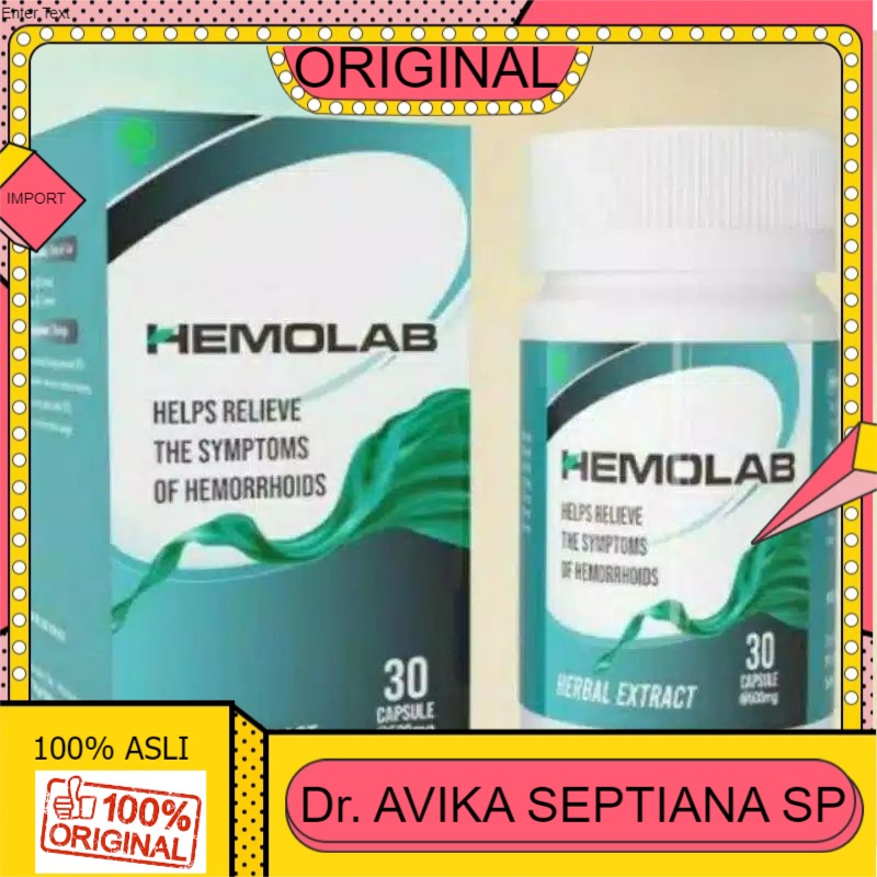 100% ASLI TERMURAH!!!HEMOLAB ASLI ORIGINAL OBAT WASIR TERBUKTI NYATA