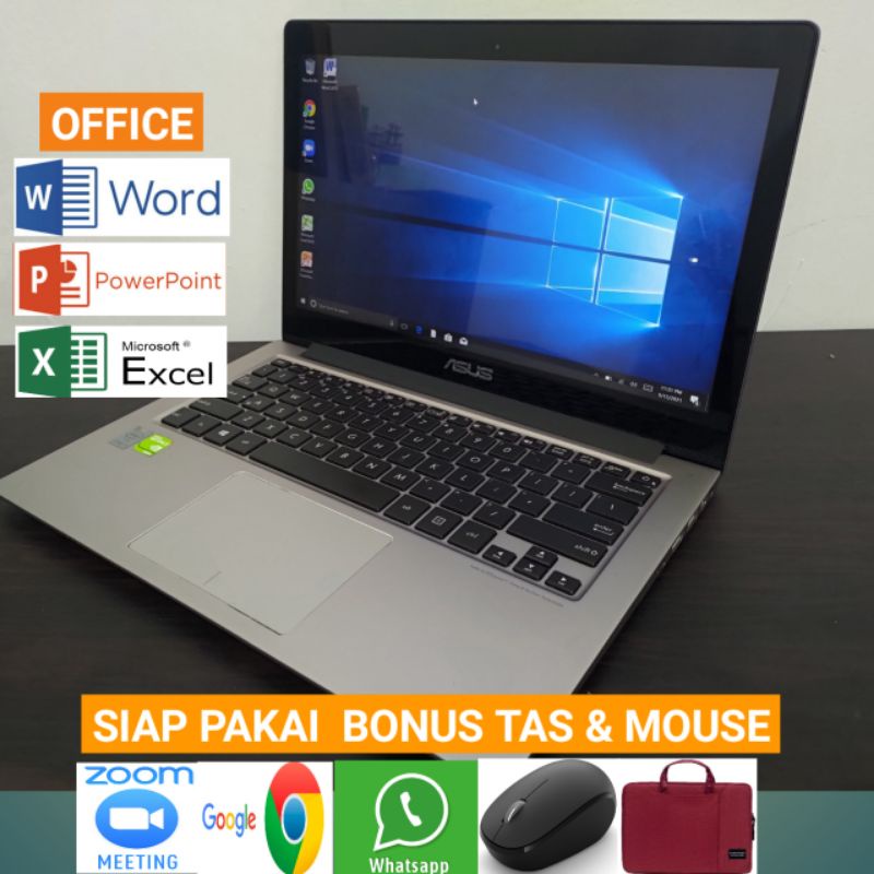 laptop Asus Ux303LB Core i7 Gen 5 Double VGa Nvidia touchscreen FHD mulus