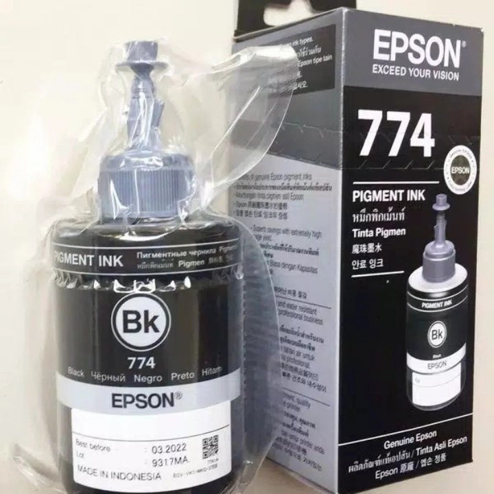 TINTA EPSON BLACK PIGMENT INK 774/T774 ORIGINAL