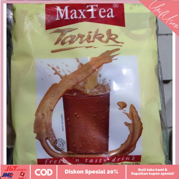 

⭐COD⭐ Max Tea Tarik Isi 30 Pcs Maxtea Teh Krimer Susu