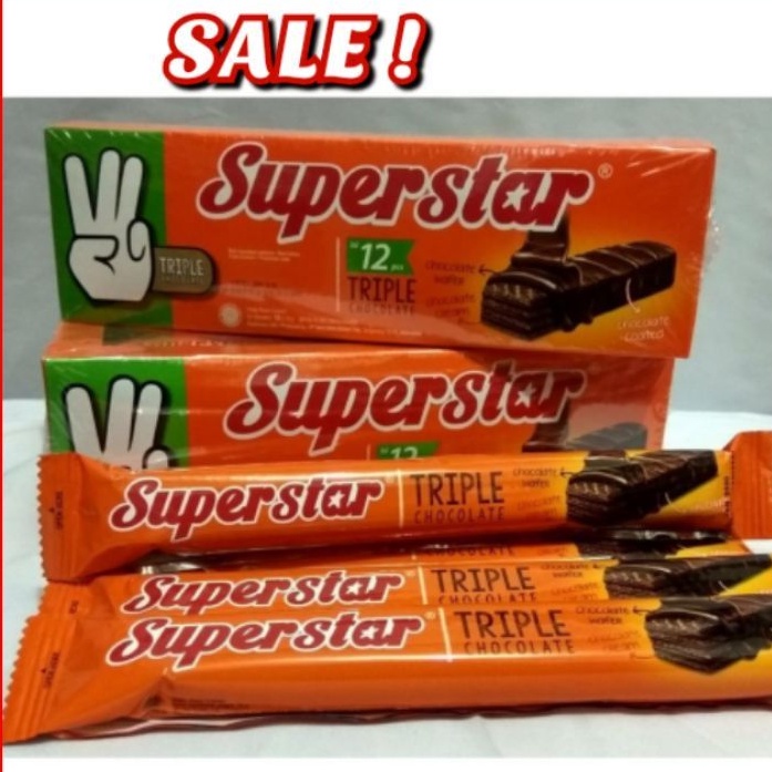 

BIJIAN SUPERSTAR TRIPLE CHOCO WAFER ROMA SATUAN