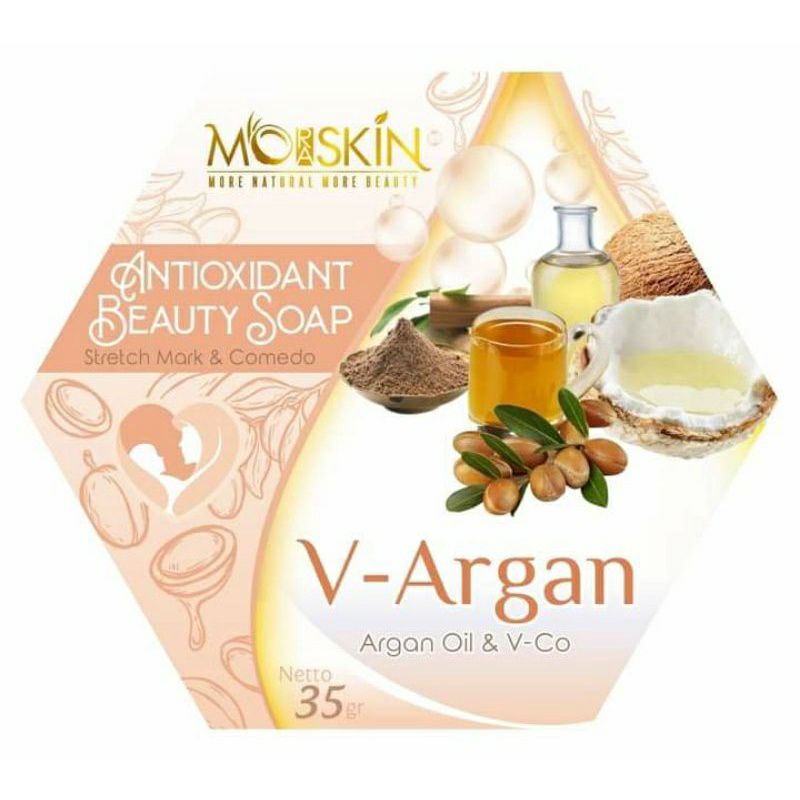 Sabun Moiskin Moraskin VCO V-Argan 35gr
