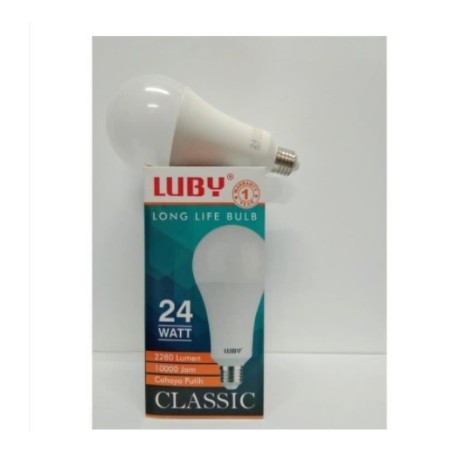 Luby Classic 24W Lampu Bohlam LED 24 Watt Bulb PUTIH