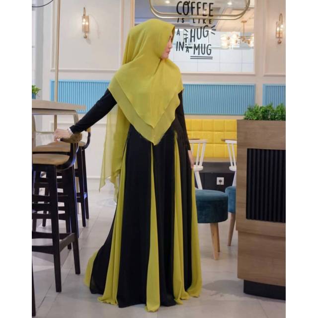Gamis Jauhara Syari Ori Glamz