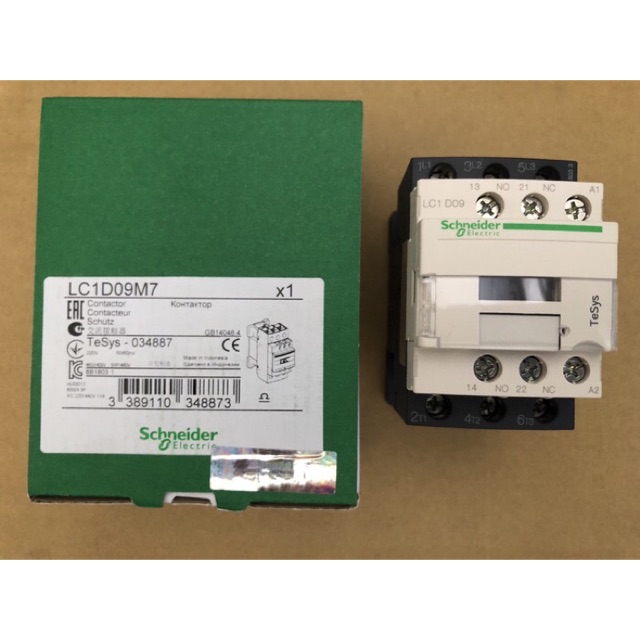 Kontaktor contactor schneider LC1D09M7 220 volt 1 phase 25 a