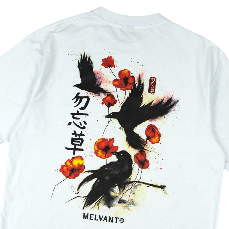 MTS CORVUS WHITE - MELVANT TSHIRT