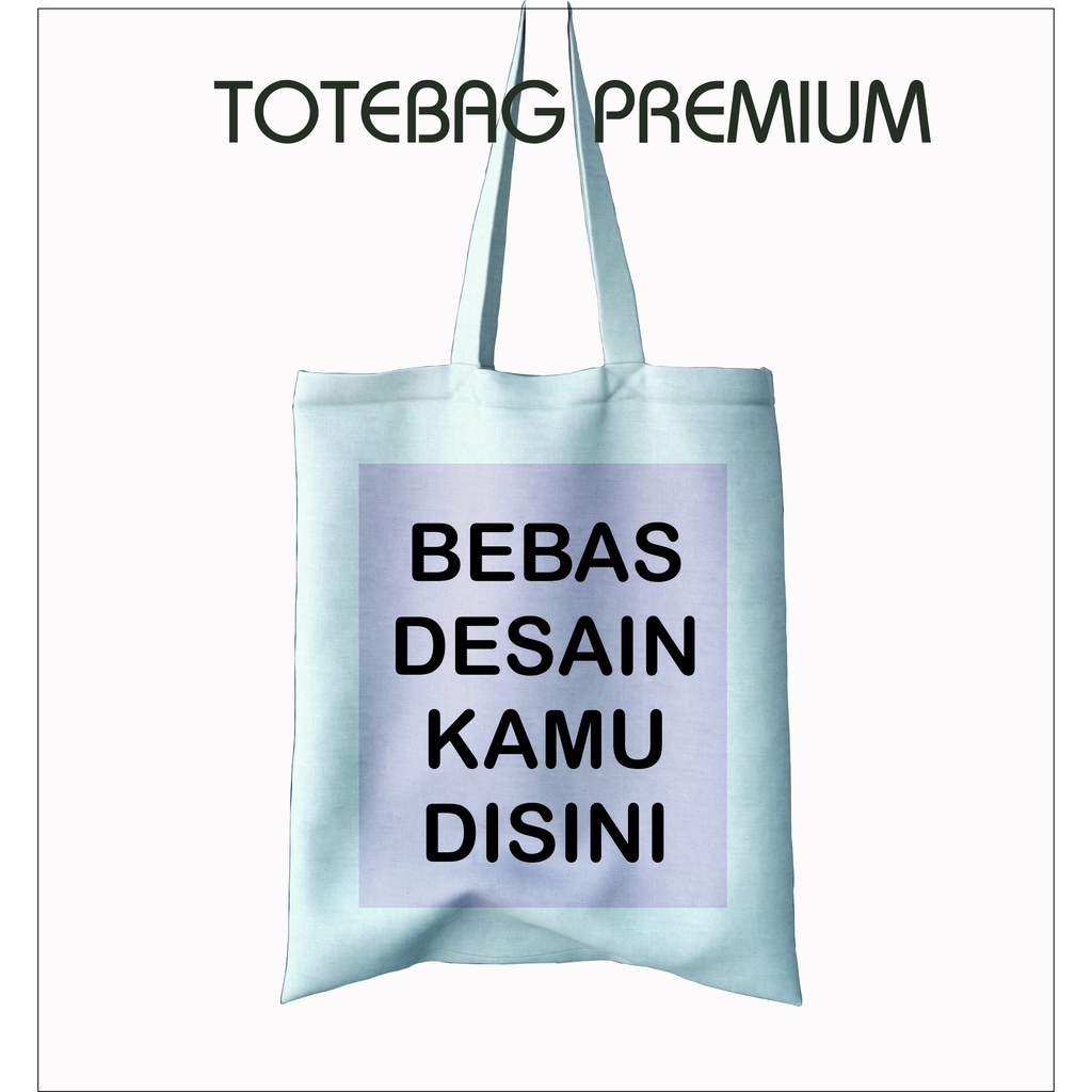 Totebag Kanvas Drill - Custom - Murah - Bukan Blacu - Souvenir - Bukan Spunbond - Tas Promosi