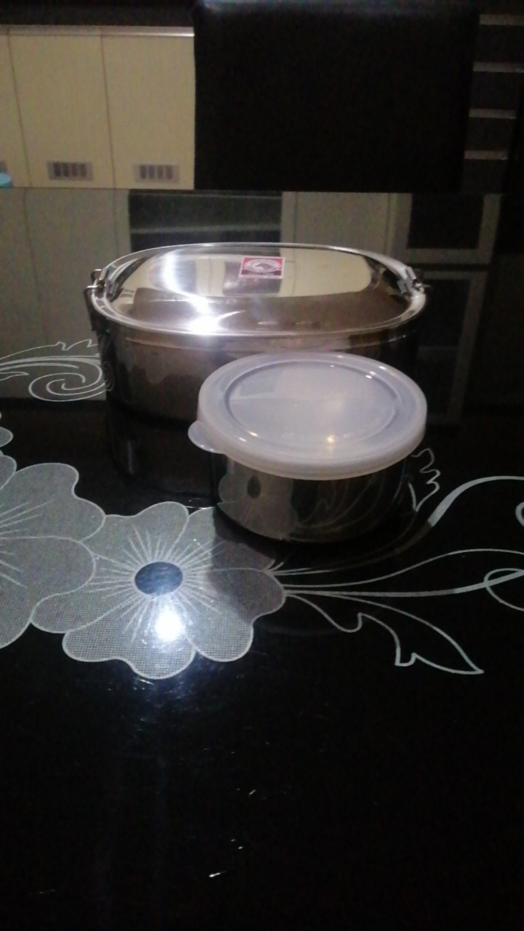 Lunch Box 16cm Zebra Stainless Steel