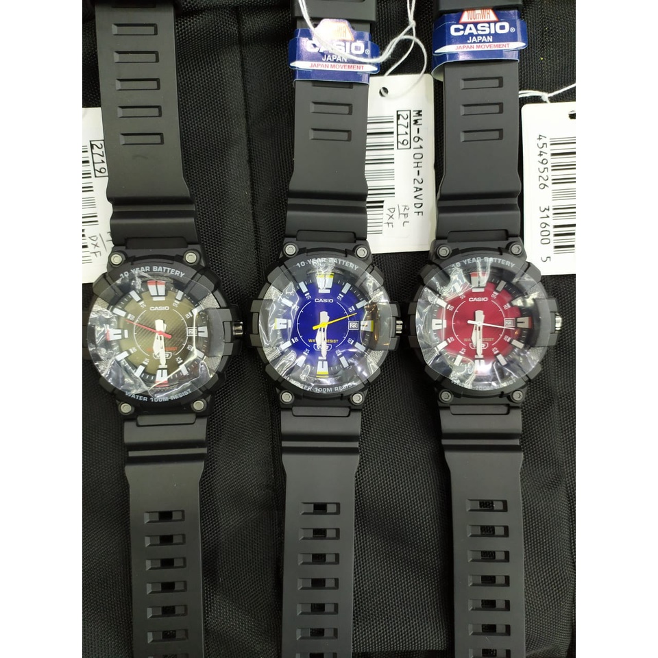 Jam Tangan Casio Pria MW-610H-1AVDF/ MW-610H-2AVDF/ MW-610H-4AVDF Original