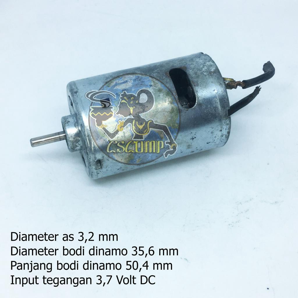 Dinamo 3,7 Volt DC High Speed &amp; Torsi