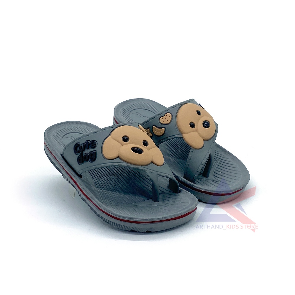 NEW Sandal Jepit Anak Laki-Laki Model Karakter DOGGY - Arthand