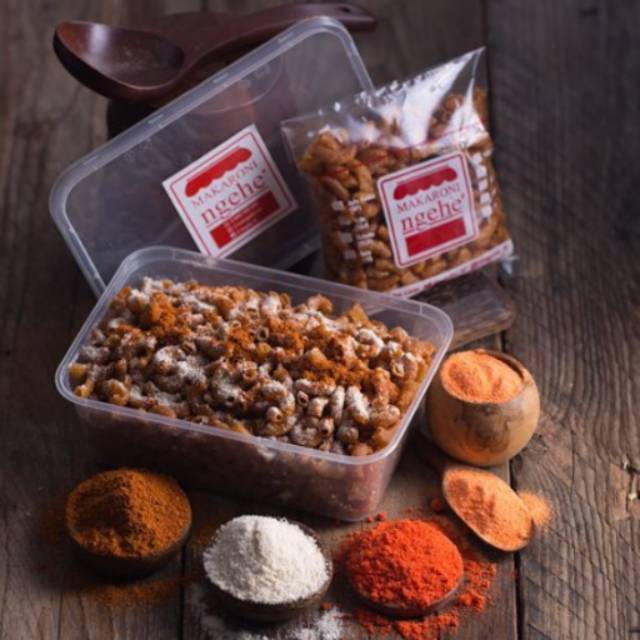 Makaroni Ngehe Kemasan Plastik Original Asin Pedas Makaroni Ngehe Kemasan Plastik Original Asin Pedas