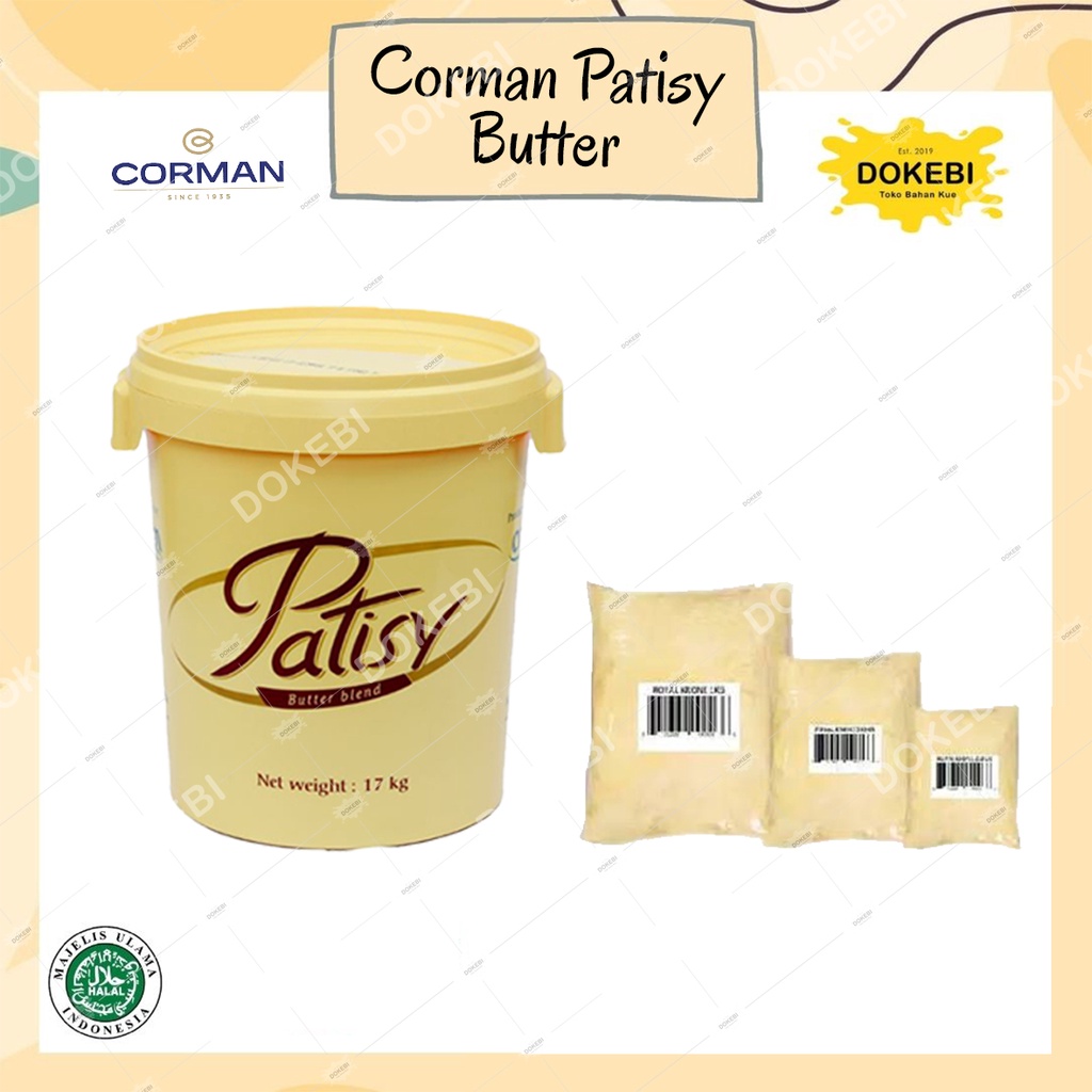 

Corman Butter Patisy Blend 500 GR Butter Import Kualitas Wisman