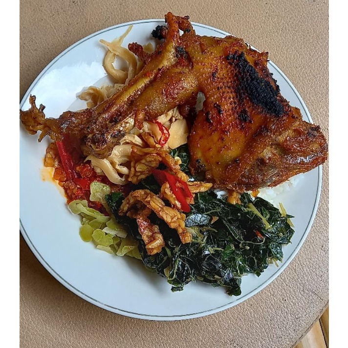

ayam kampung panggang dan masakan Jawa