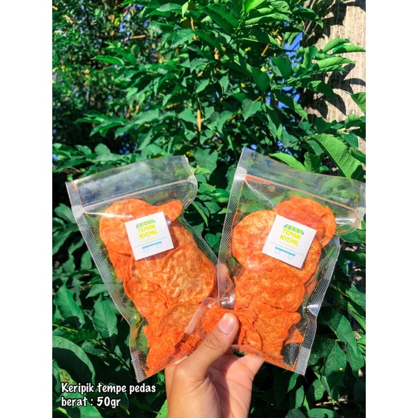 

KERIPIK TEMPE PEDAS 50gr