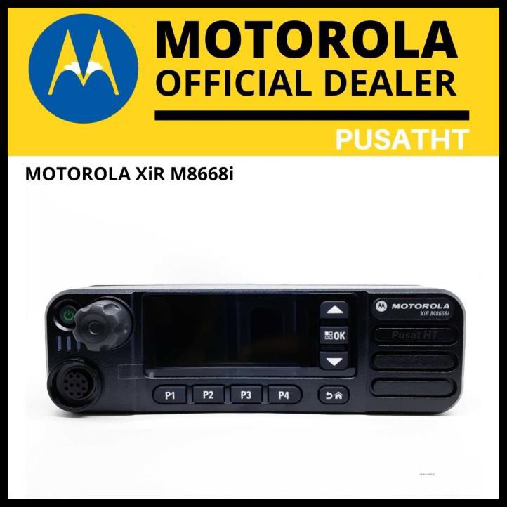 RADIO RIG MOTOROLA XIR M8668I M 8668I VHF 45 WATT GARANSI RESMI