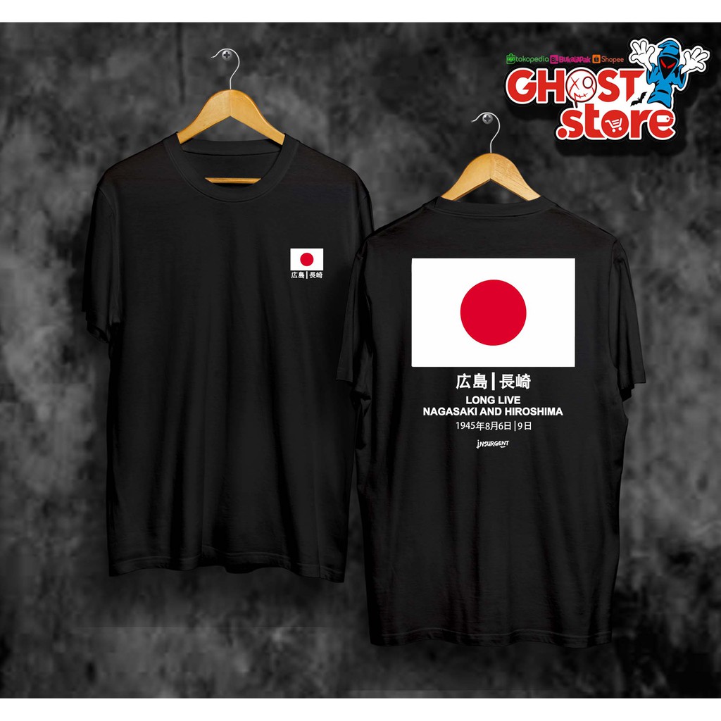 kaos - Hiroshima Nagasaki Tee black