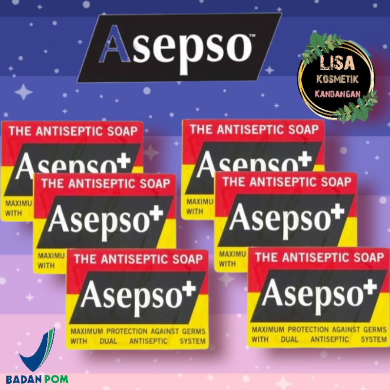 Asepso+ sabun antiseptik