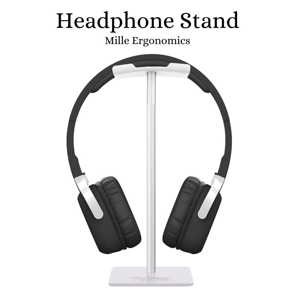 Headphone Stand Silver | Headphone Holder | Mille Accesories