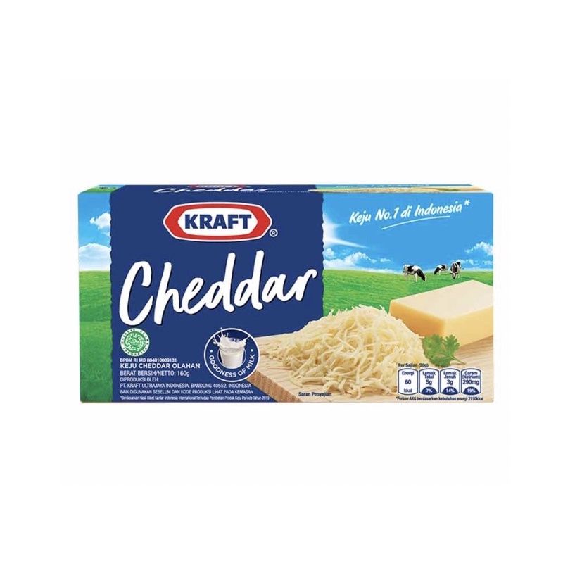 

KRAFT Keju Cheddar 160g Original