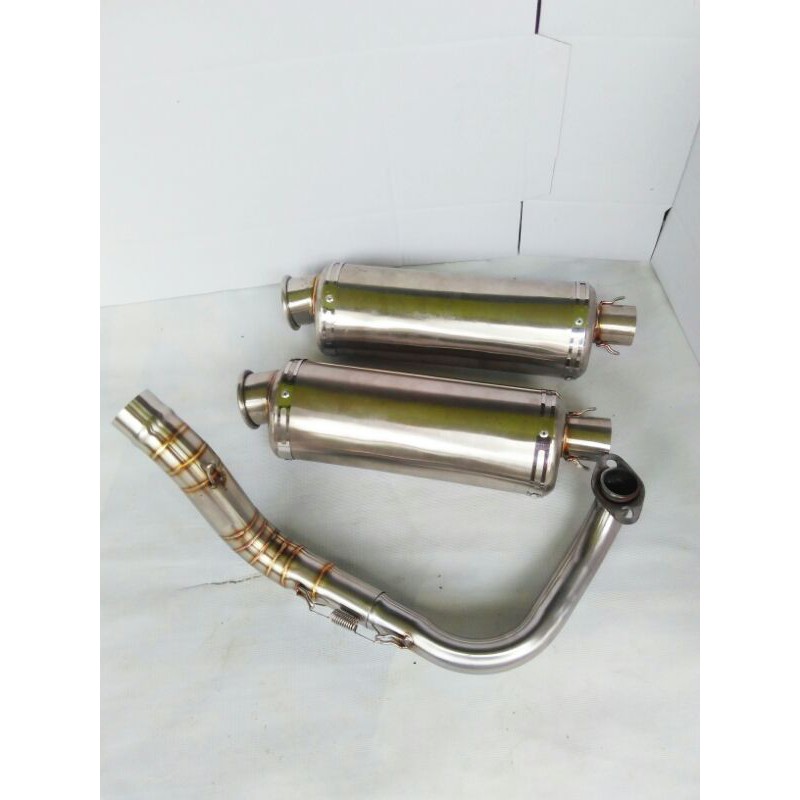KNALPOT OVAL NMAX VARIO XEON fullsystem inlet 38dll