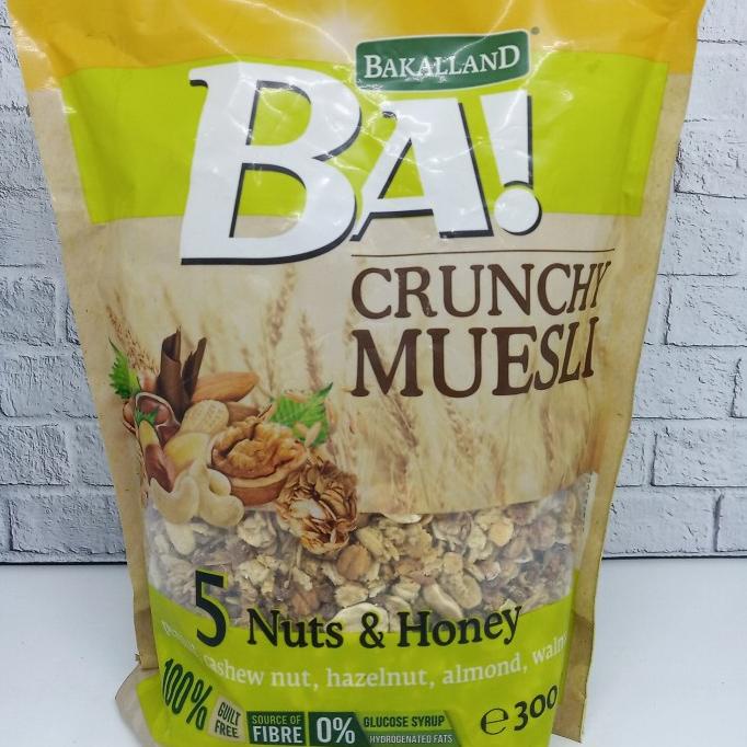 

Diskon Bakkalland BA! Crunchy Muesli 5 Nuts & Honey 300g Diskon