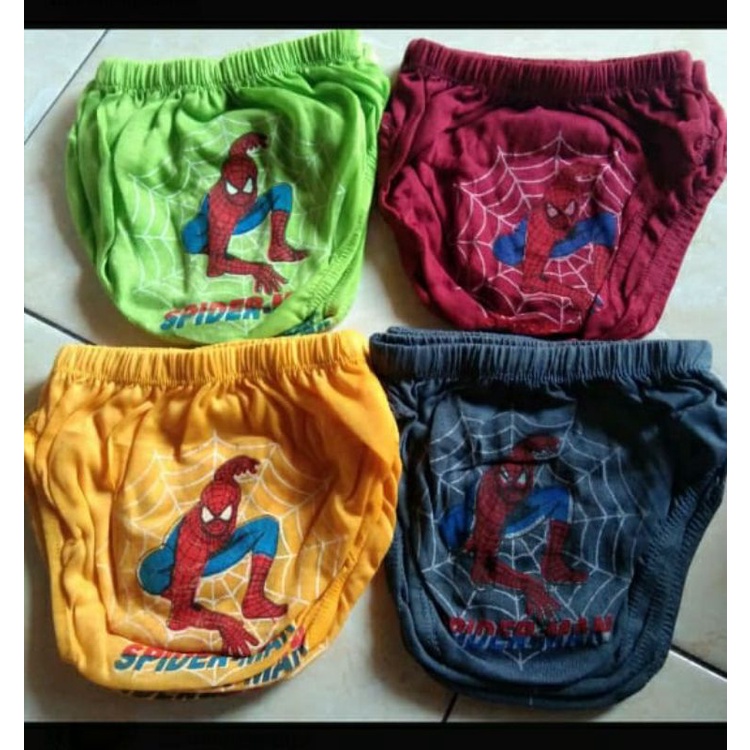 Celana Dalam Anak Laki-Laki Spiderman 1-10 Tahun Motif Spiderman CD anak Spiderman