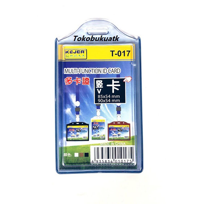 

Tempat Id Card/Plastik Id Card Bolak Balik T017