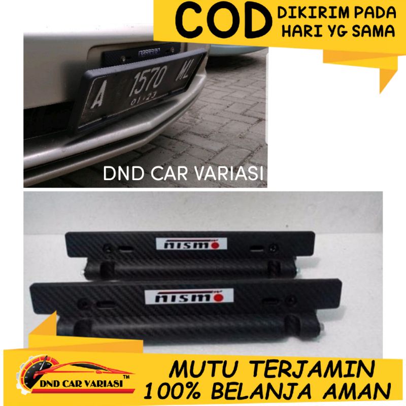 dudukan plat jdm NISMO nissan juke march livina evalia terano