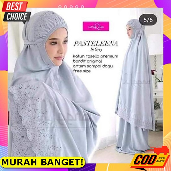 Mukena Terbaru Wanita Remaja Dewasa Kekinian Murah 2021 2022 Mukenah Mewah Rukuh Bahan Adem Mukena K