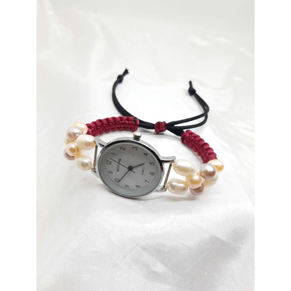 Jam Tangan Mutiara Lombok || Jam Tangan Mutiara Tawar || Bersertifikat