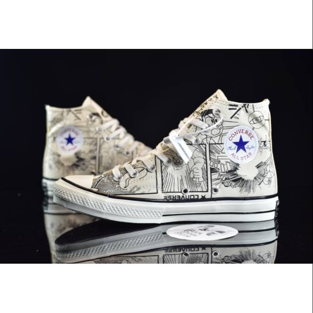  CONVERSE  70S HI DORAEMON  TRUE WHITE Shopee Indonesia