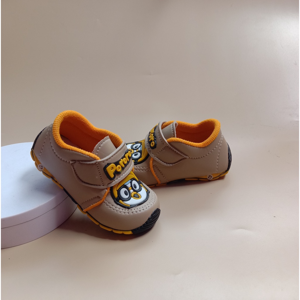 SEPATU ANAK BUNYI LAKI LAKI USIA 1-3 TAHUN /SEPATU BALITA MURAH - PORORO