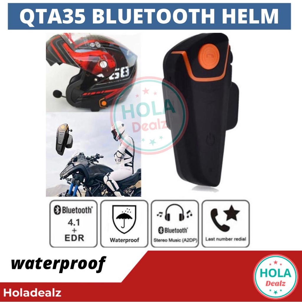 OBRAL QTA35 BUETOOTH HELM HEADSET ALTERNATIF INTERCOM QTA35 HELMET QTA QTE A35 A36 SERIES INTERCOM M