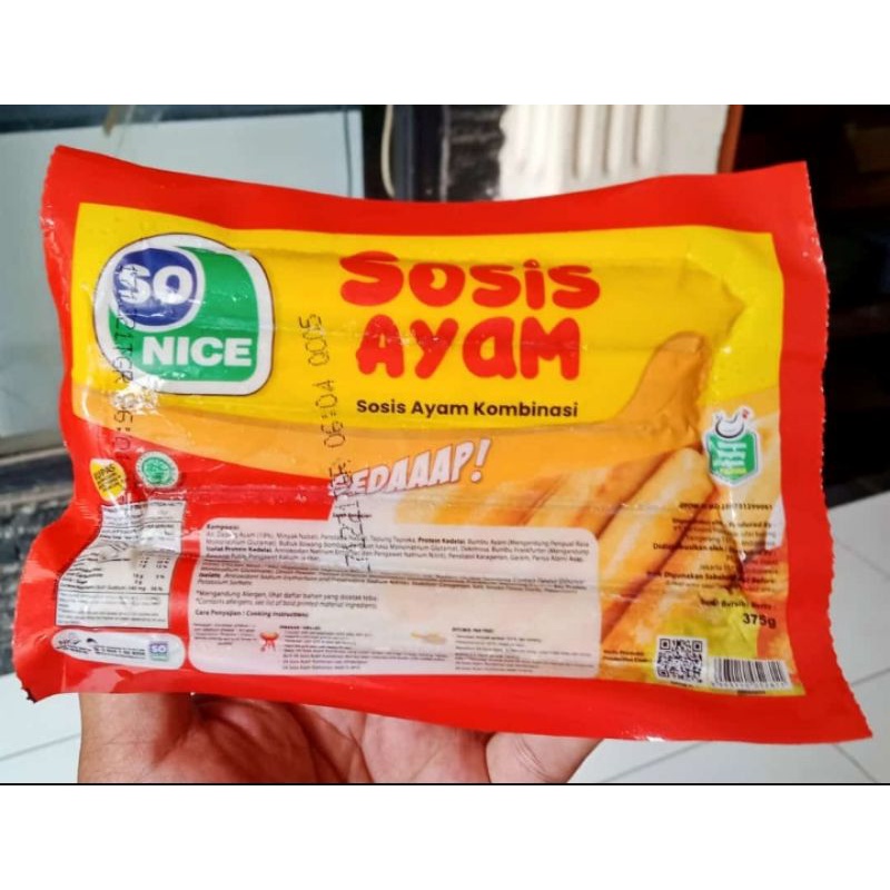 

SOSIS AYAM SO NICE 375gr