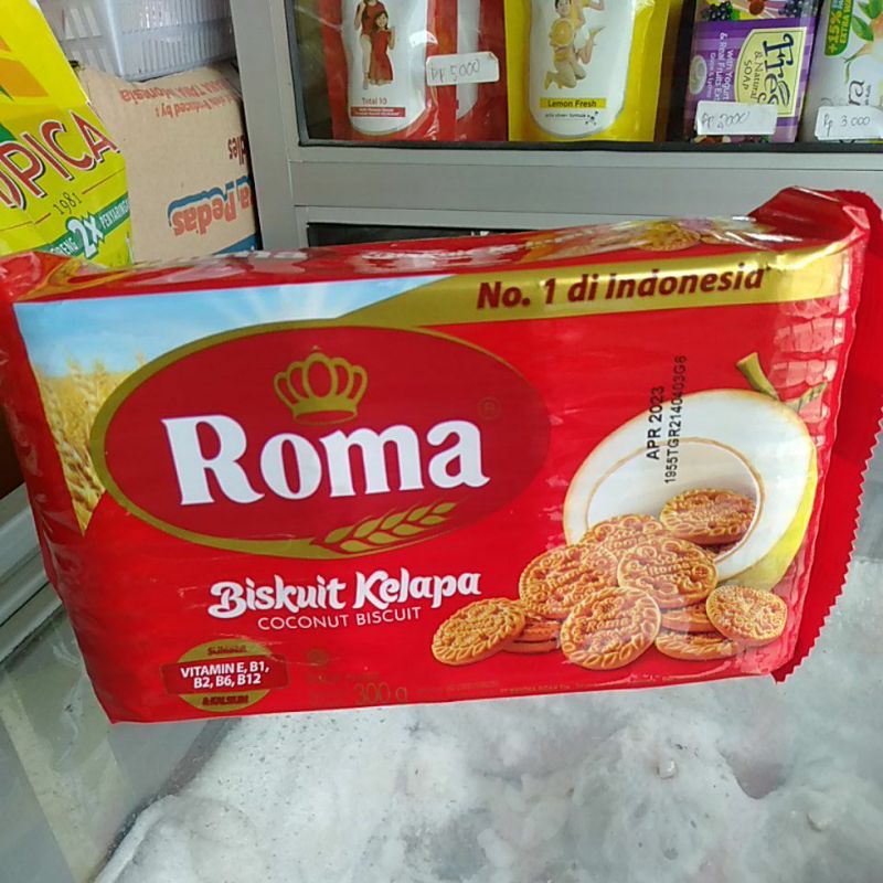 biskuit Roma kelapa
