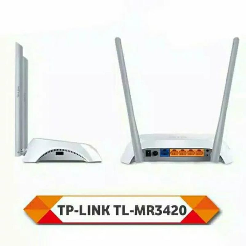 ROUTER TP-LINK TL MR3420 WIRELESS MULUS