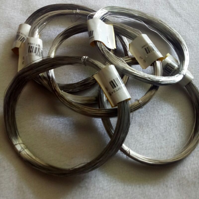 kawat stainless bahan kerajinan 0,5mm