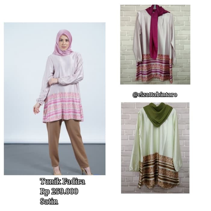 Tunik By Tunik elzatta polos Fadira by elzatta hijab Murah