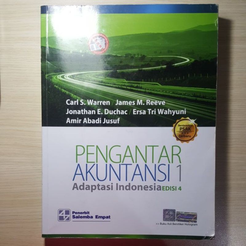 Jual Pengantar Akuntansi 1 Penerbit Salemba Empat Buku Adaptasi ...