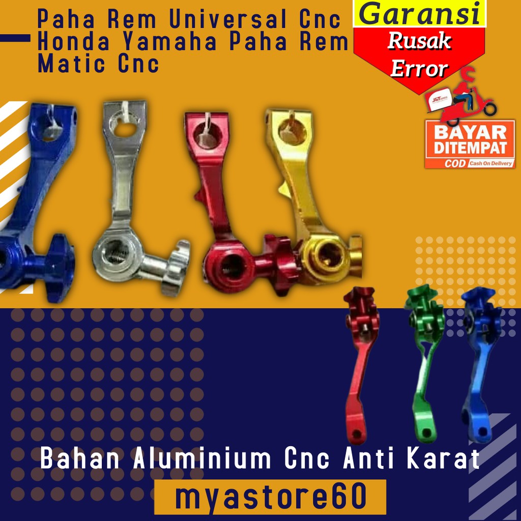 Paha Rem Universal Cnc Honda Yamaha Paha Rem Matic Cnc Aksesoris Variasi Motor