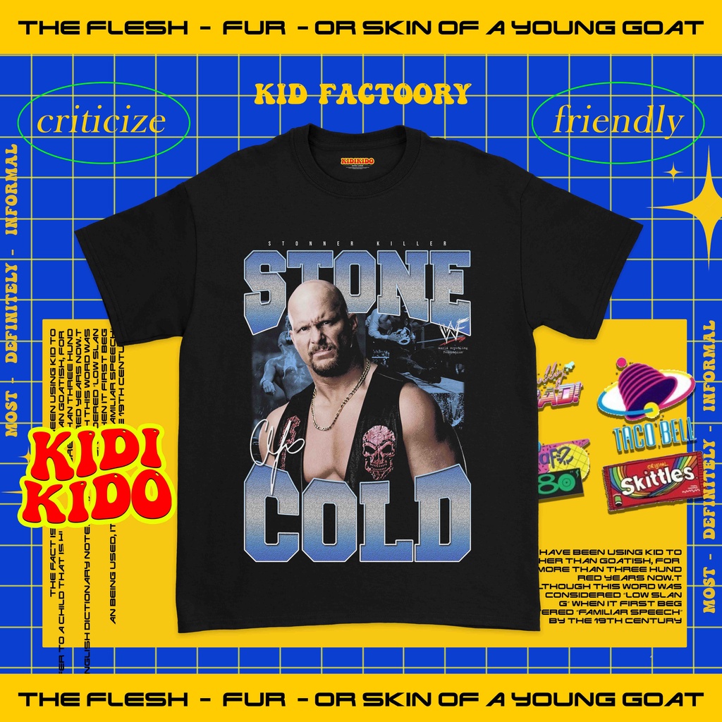 BAJU SMACKDOWN WWE ANAK STONE COLD | KAOS SMACKDOWN WWE ANAK | STONE COLD | 002