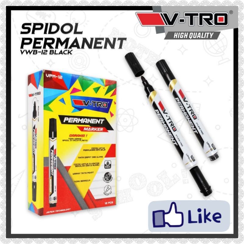 

[SKY]Spidol Permanent Merk V-TRO