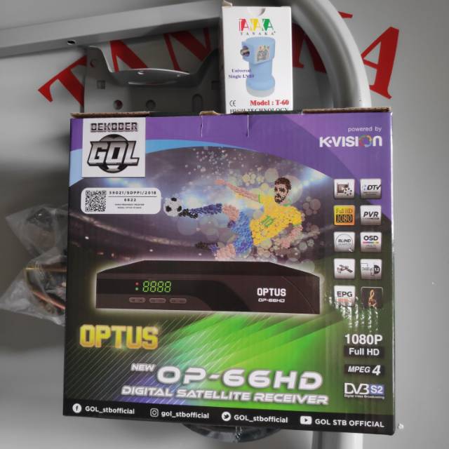 (Bisa Ditawar/Jamin Termurah)PAKET PARABOLA LGSAT/OPTUS/K VISION LENGKAP(PARABOLA KU BAND 60/65CM + 