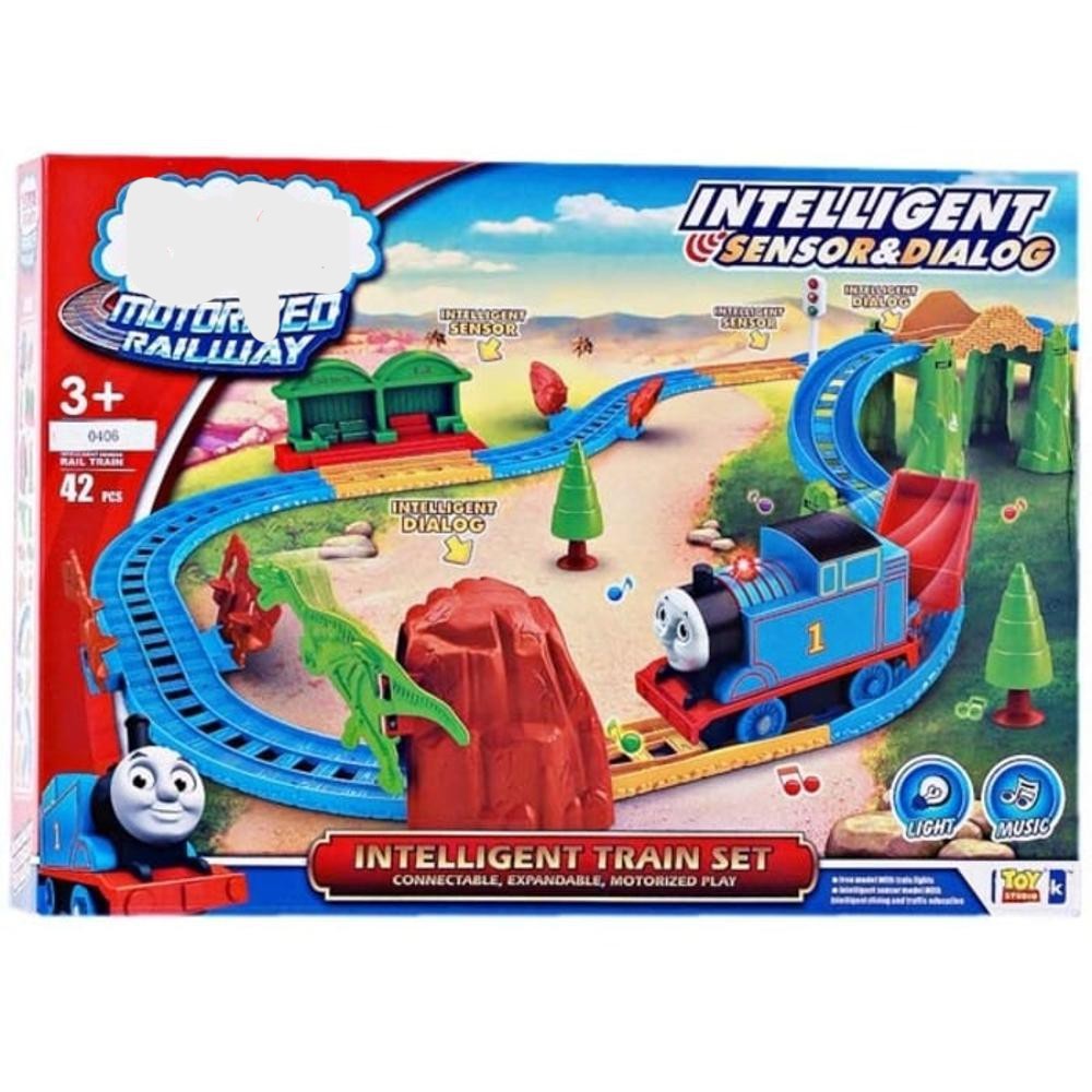 OMGENDUT MAINAN TOMAS INTELLIGENT SENSOR & DIALOG TRAIN SET 42 PCS No.E5003