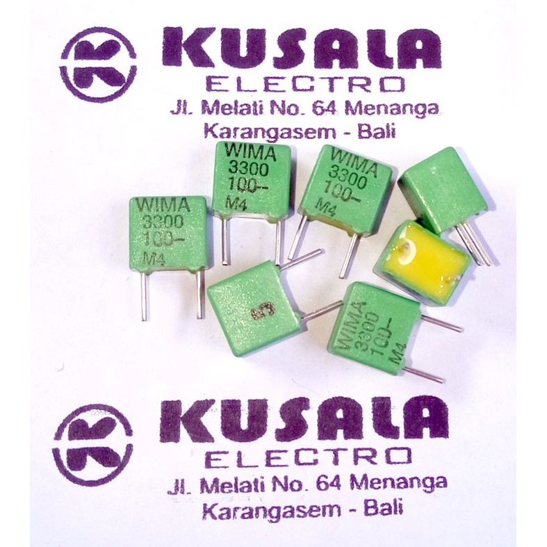 WIMA 3.3nF Hijau / 3n3F WIMA