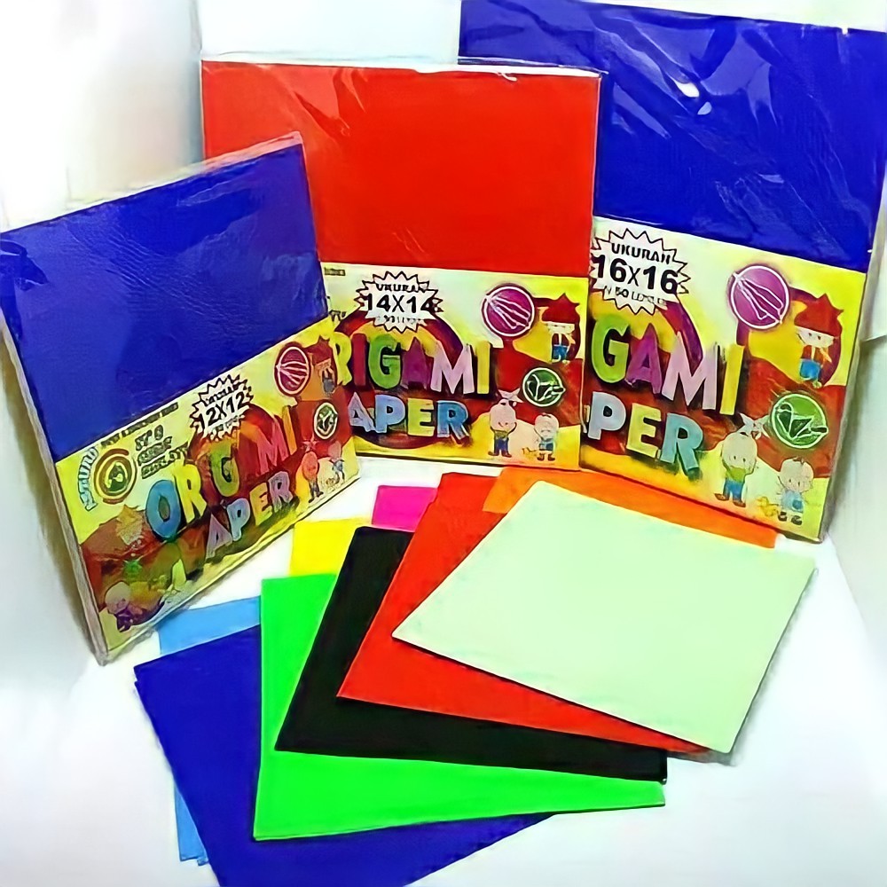 

Kertas Origami Asturo 50 lembar - Kertas Lipat Origami - Tersedia 6 Ukuran